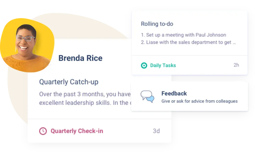 manager communication using continuous feedback via Conversations