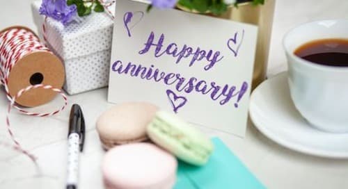 happy anniversary message for career milestones