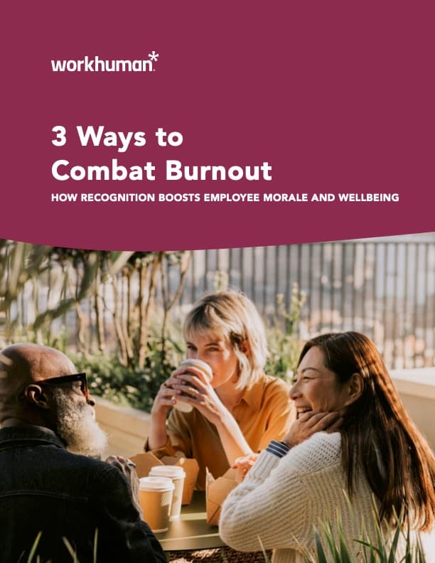 Cover image for the report, "3 Ways to Combat Burnout"