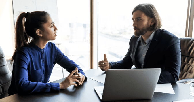 human resources focusing on improving relationships after miscommunication