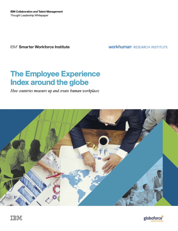 cover image for the "The Employee Experience Index" report