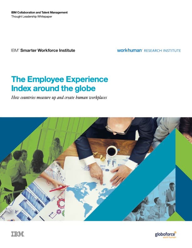 cover image for the "The Employee Experience Index" report