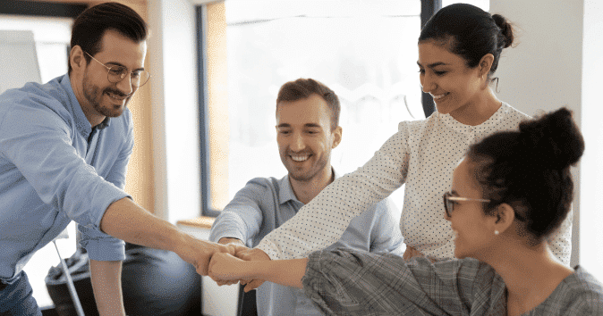 a group of employees with the ability to engage