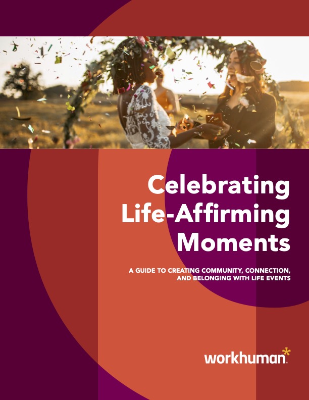 cover image for the report, "Celebrating Life-Affirming Moments: A Guide to Creating Community, Connection, and Belonging"