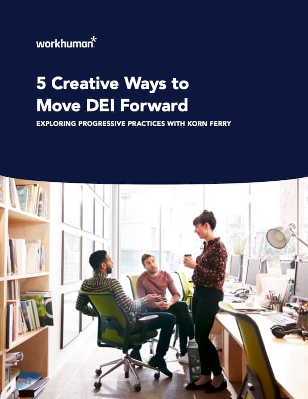 cover image for the "5 Creative Ways to Move DEI Forward" report