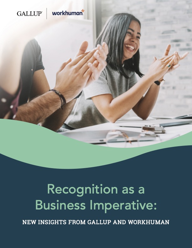 Cover image for the report, "Executive Brief: Recognition as a Business Imperative"
