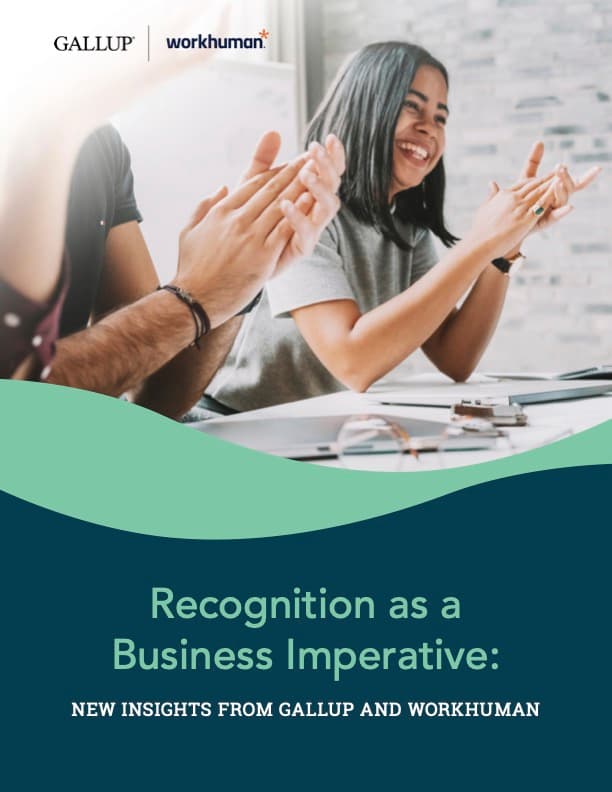 Cover image for the report, "Executive Brief: Recognition as a Business Imperative"