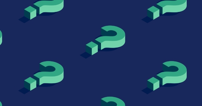 skip level meeting questions featured image showing a Grid of question marks