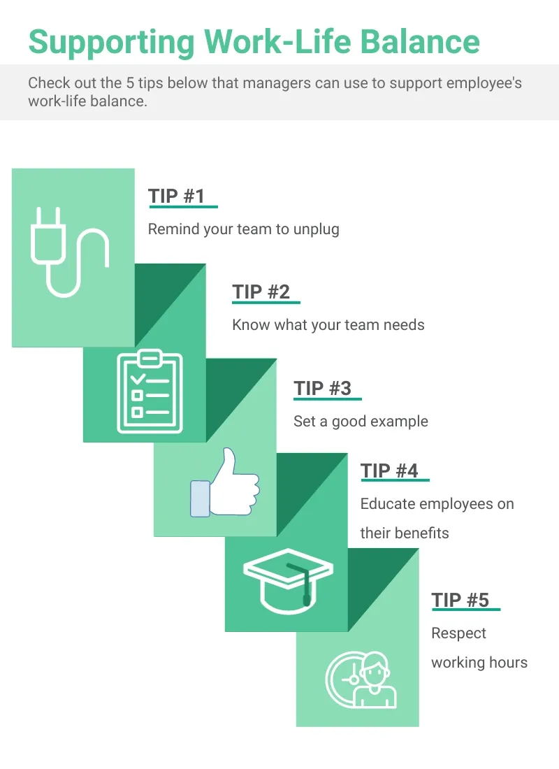 5 tips for supporting employee's work-life balance