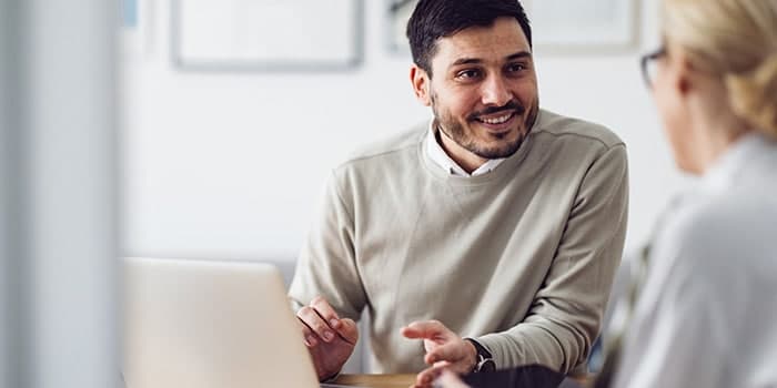 team members provide feedback and get on the same page for a task