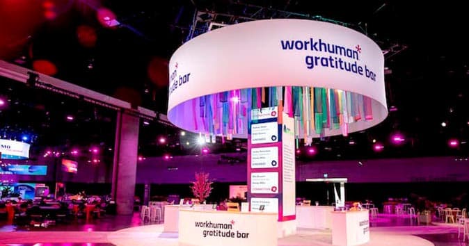 Workhuman gratitude bar