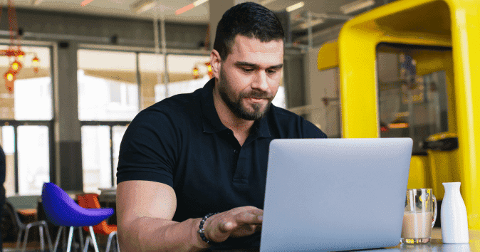 an employee answers some question to determine the team’s engagement