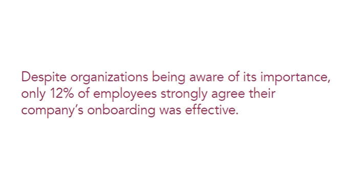 what employees think about organization onboarding process
