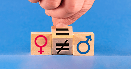 blocks with gender symbols