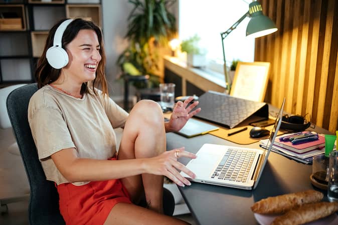 Weekly team meetings can be a good opportunity to start virtual games or team building activities