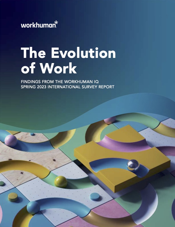 cover image for the report, "The Evolution of Work Report: The Value of an Employee-First Culture"