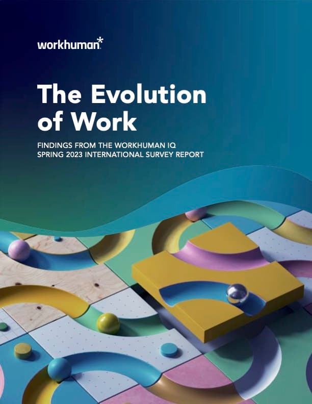 cover image for the report, "The Evolution of Work Report: The Value of an Employee-First Culture"