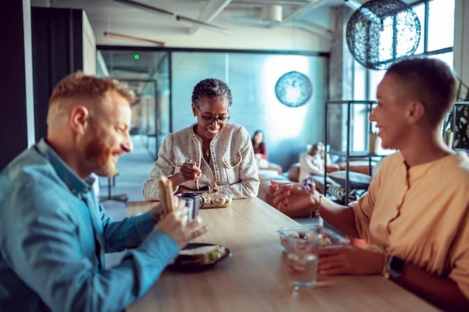 building connection at work