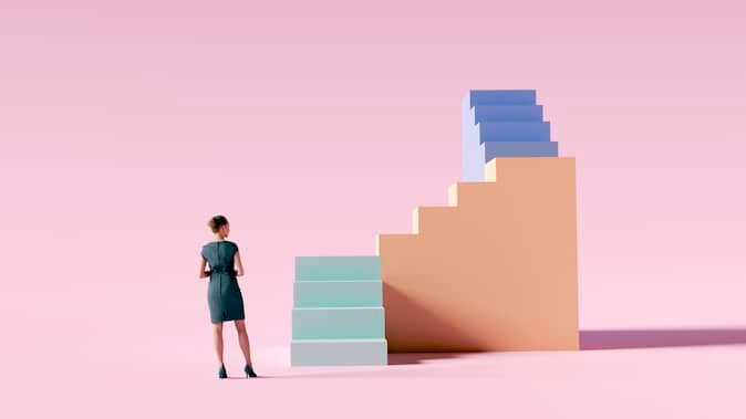 to move up at work doesn't necessarily mean a promotion