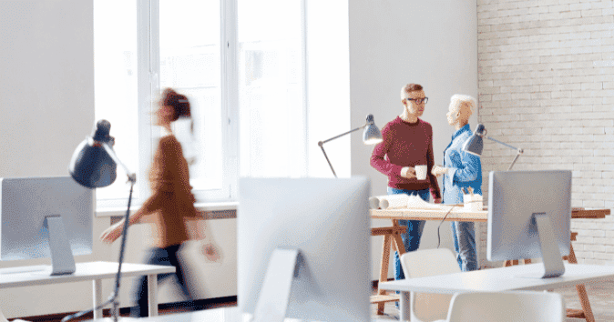 employees following the best practices of workplace wellbeing