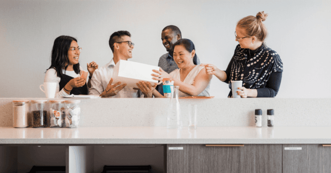 Celebrating employees