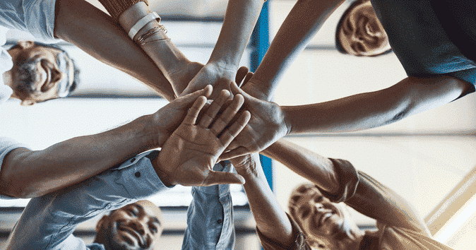 team getting to know each other and bonding