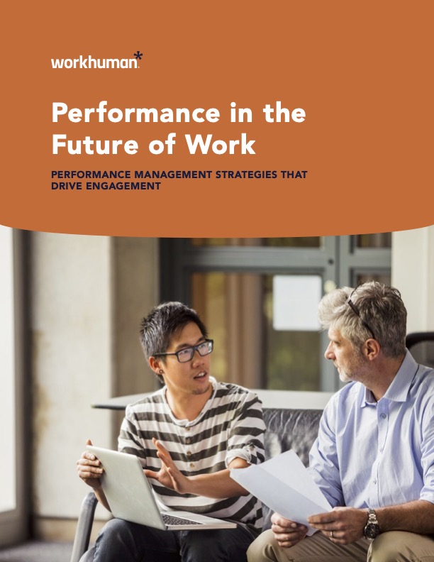 cover image for the report, "Performance in the Future of Work"