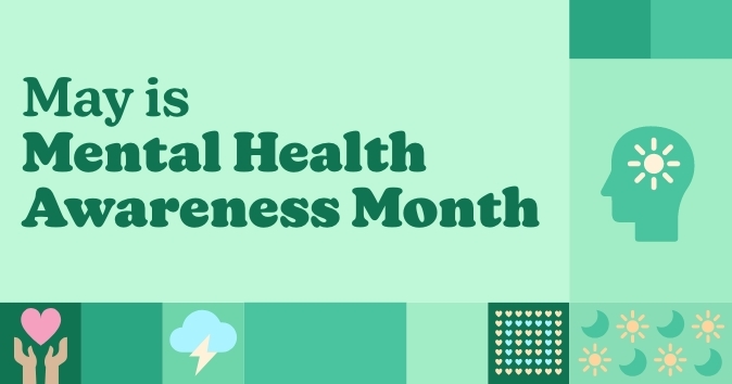 Variations of green colored blocks with icons.