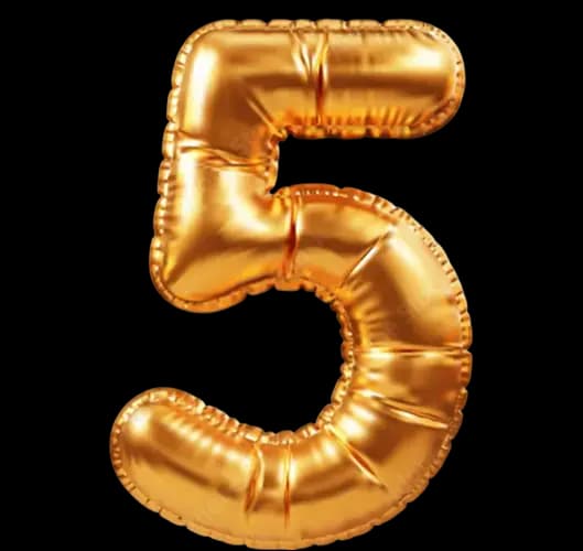 5 years of service balloon