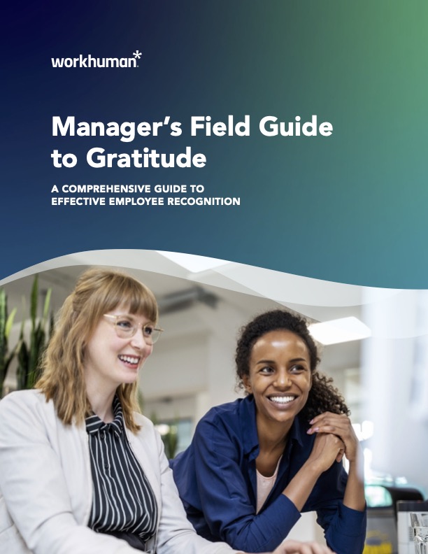 cover image for the report, "The Manager's Field Guide to Gratitude"