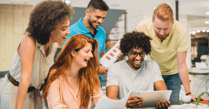 a staff happy by achieveing goals