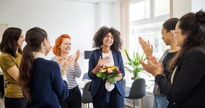 recognized employee will stay at her company longer