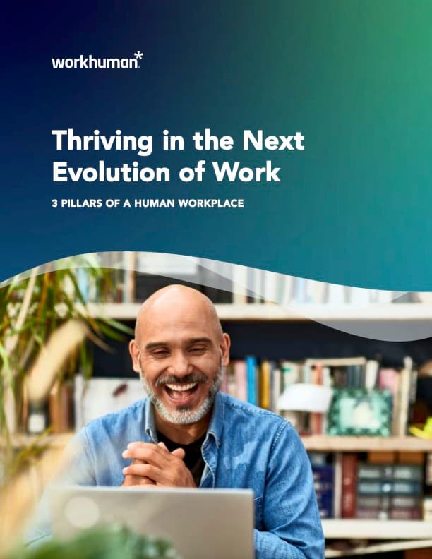 Cover image for the "Thriving in the Next Evolution of Work" report
