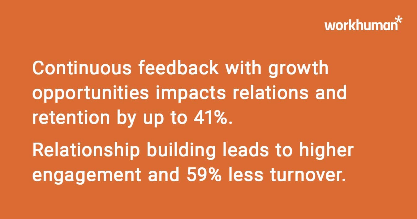 Continuous feedback and growth opportunities enhance retention