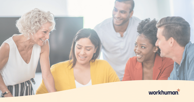 team discussing the most important elements of organizational culture