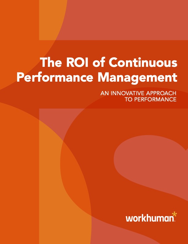 cover image for the "The ROI of Continuous Performance Management" report