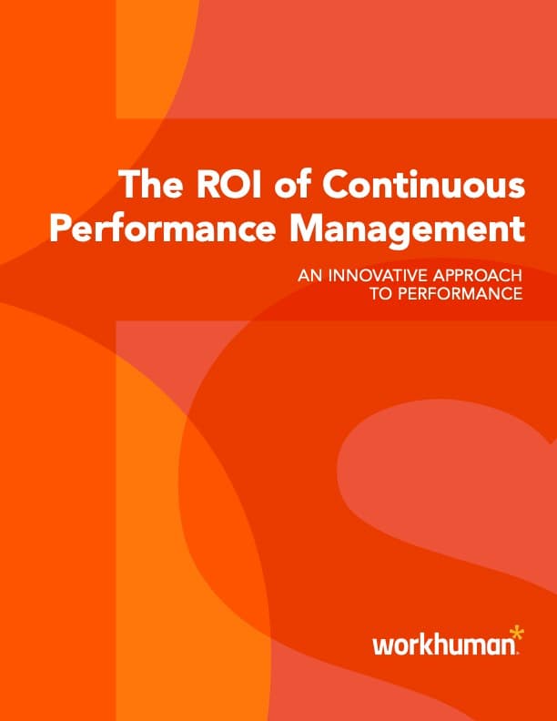 cover image for the "The ROI of Continuous Performance Management" report