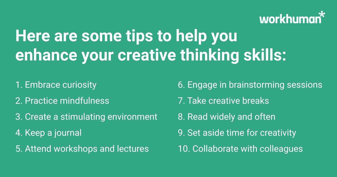 Tips for boosting creativity thinking skills